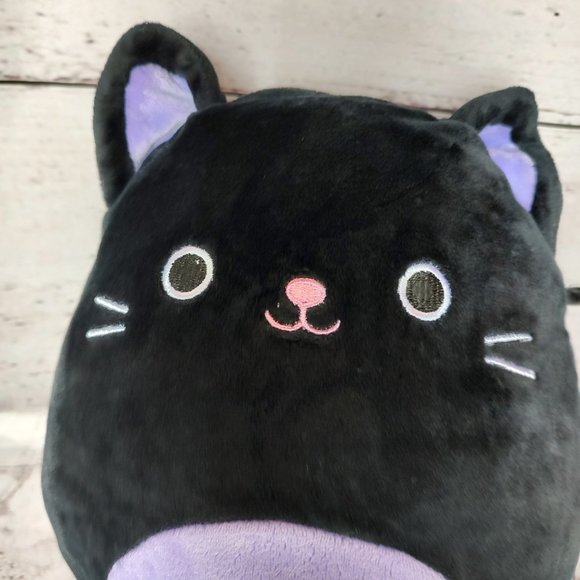 Squishmallows Autumn The Black Cat 8” Purple Halloween Soft Plush KellyToy - Picture 2 of 6